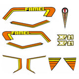 Kit Autocolantes Completo Famel XF 21