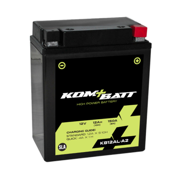 Bateria KOMBATT KB12AL-A2 / YB12AL-A2 (Carregada e Ativa)