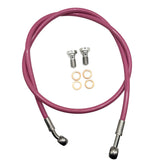 Kit Tubo Malha Aço de Travão Yamaha DT 50 LC/ LCD/E Rosa