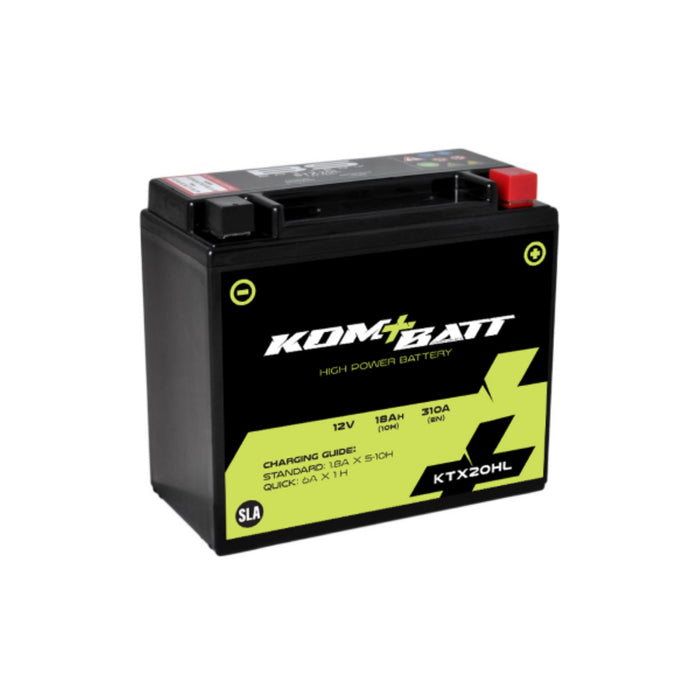 Bateria KOMBATT KTX20HL / YTX20HL (Carregada e Ativa)