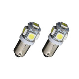 Lâmpada LED - T8.5/T10 - 5 Leds BA9S Blister de 2 unidades