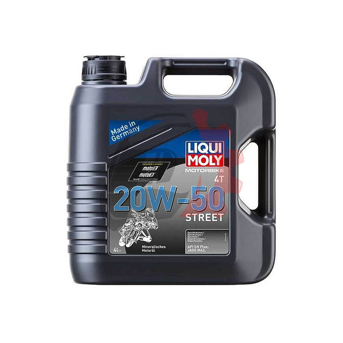 Aceite Mineral Liqui Moly Street 20w50 4T (4Litros)