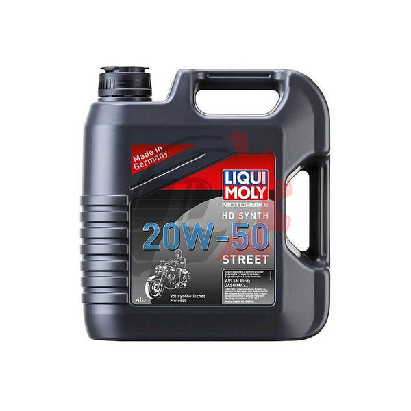 Óleo Liqui Moly HD 100% Sintético 20w50 4T (4Litros)