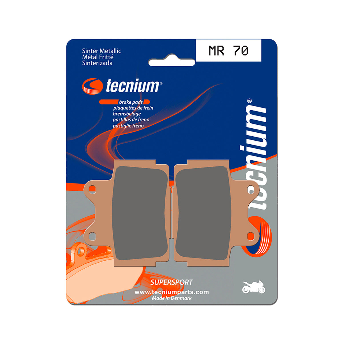 Pastillas de freno Yamaha MR70 Tecnium