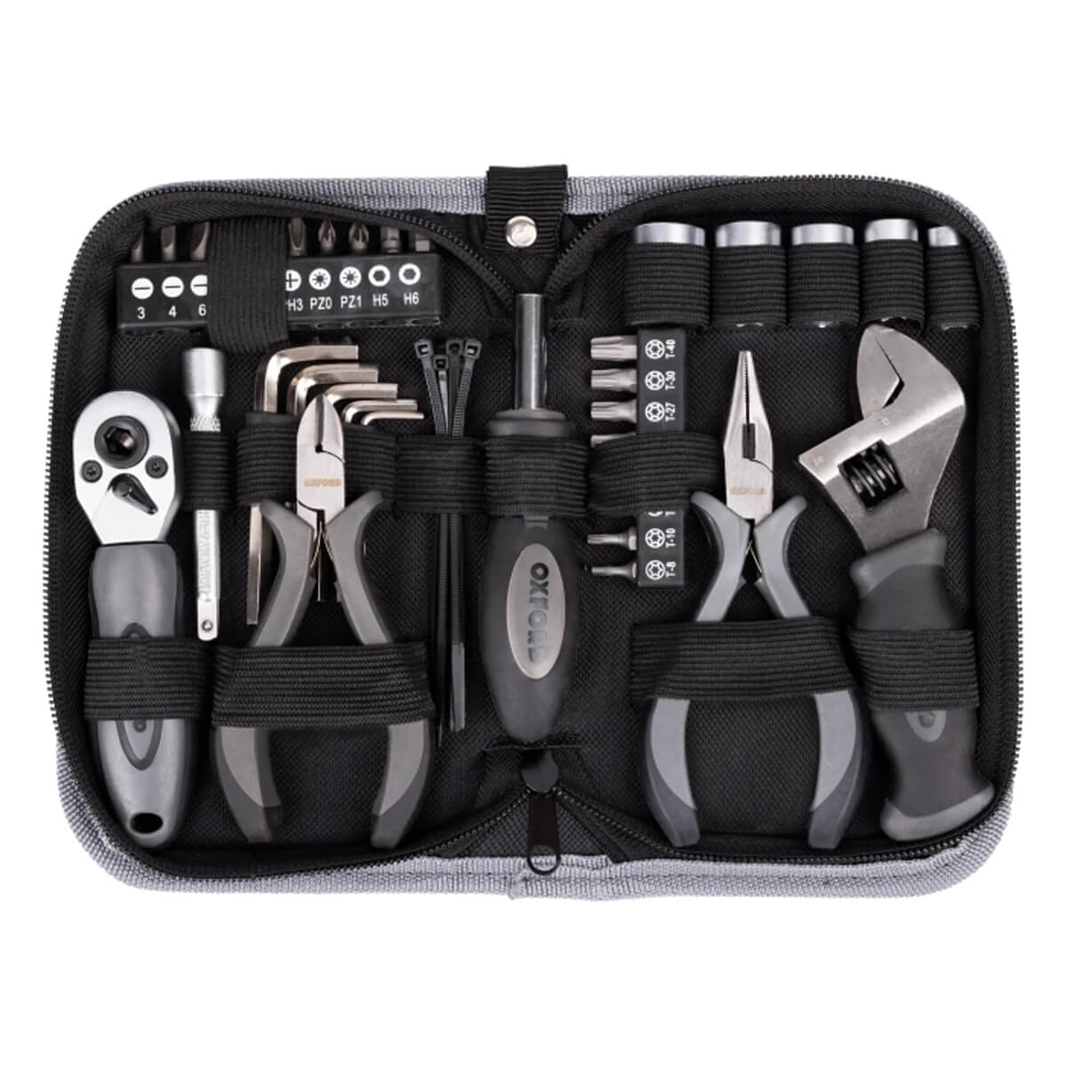 Kit Mala Ferramentas PRO V2 35 Peças Moto OXFORD