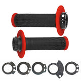 Punhos PROGRIP 708 Lock-On Vermelho/ Preto