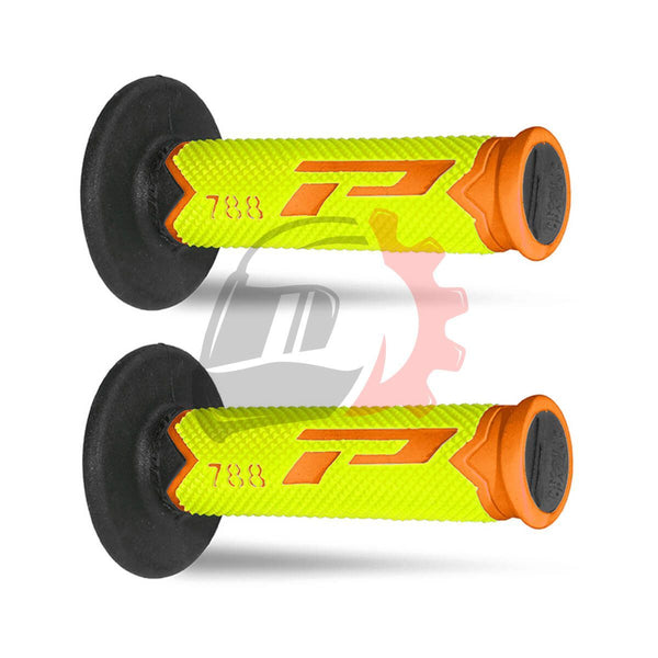 Punhos PROGRIP 788 Preto/ Branco/ Laranja Fluor