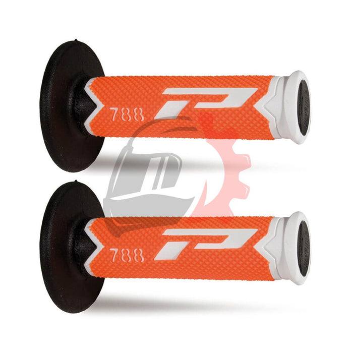 Puños PROGRIP 788 Negro/ Blanco/ Naranja Fluor