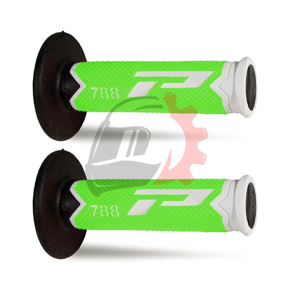 Puños PROGRIP 788 Negro/ Blanco/ Verde Fluor