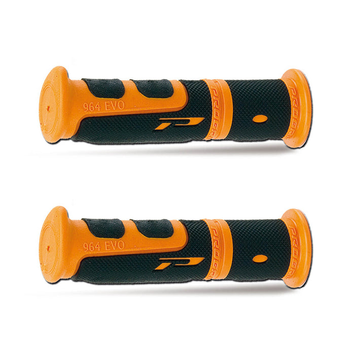 Punhos Progrip 964 Quad / Atv Laranja / Preto