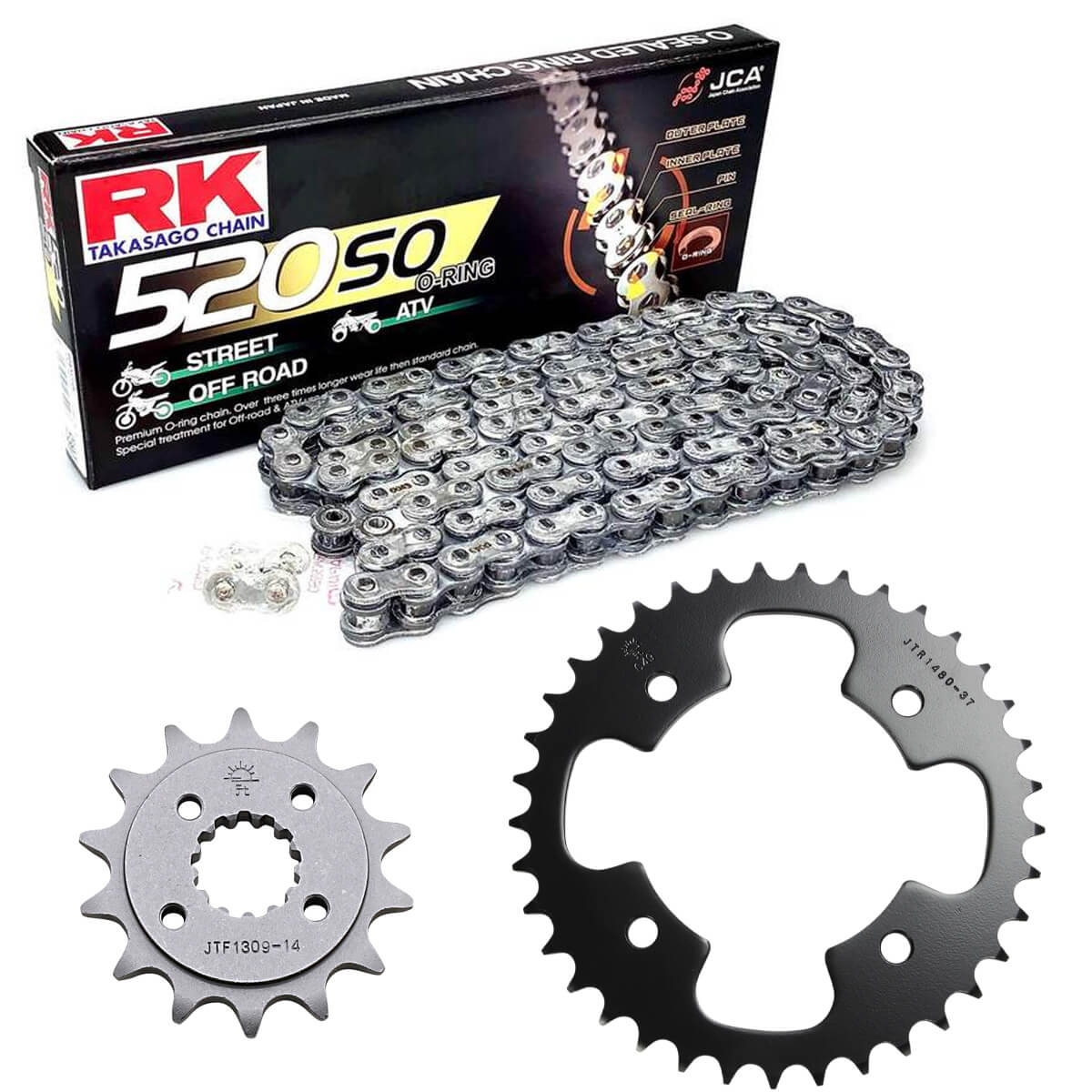 Kit Transmissão Reforçado RK Polaris Predator 500 (14/37)
