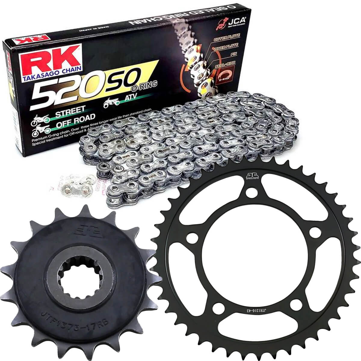 Kit Transmissão Reforçado Premium NC 750 X/ NC 750 X DCT RK