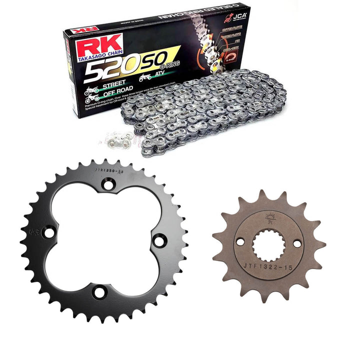 Kit Transmissão Reforçado RK Honda TRX 400 (99-04) 15/38