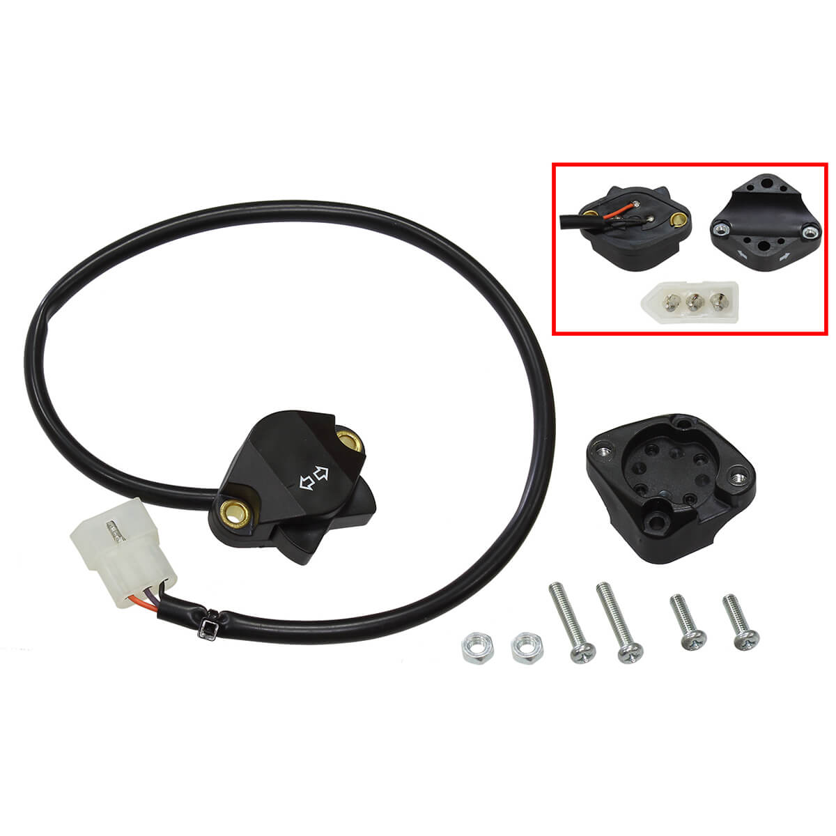 Botón de intermitentes para conmutador KTM/ Husaberg/ Husqvarna...
