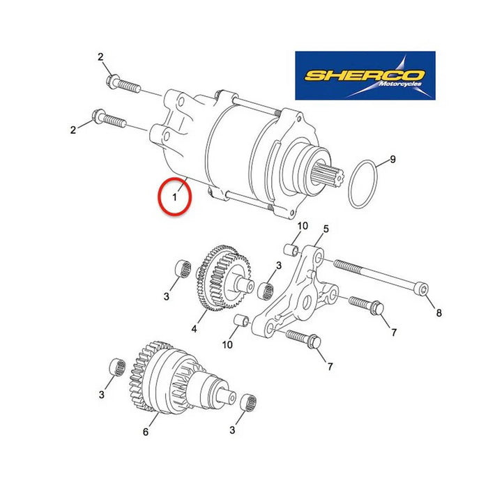 Motor de Arranque Original SHERCO 250/300 2T (2014-2026)