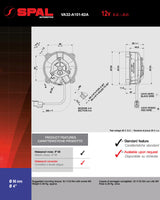 Ventoinha VA32-A101-62A BETA SPAL