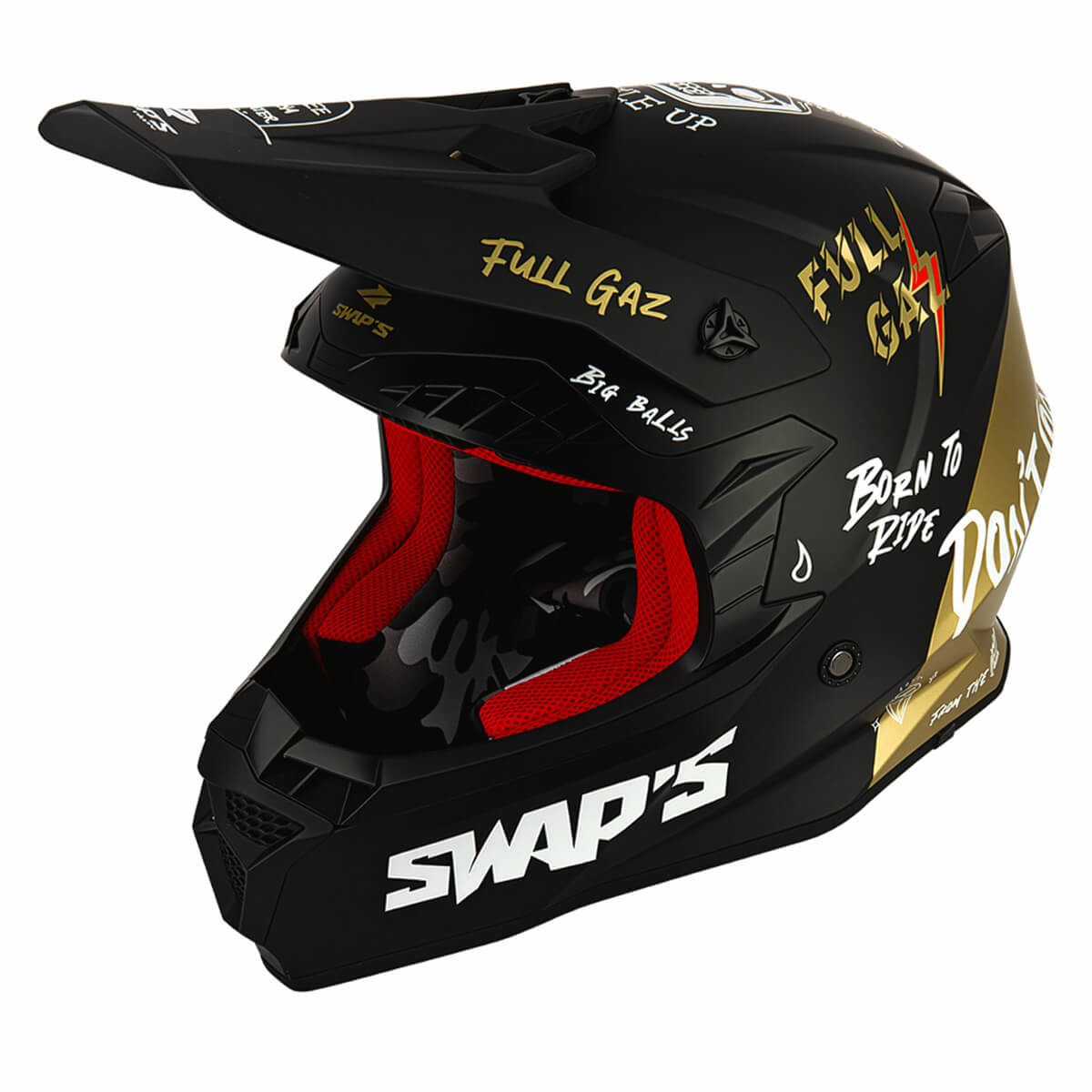 Capacete SWAPS S849 2FASTER Full Gas S
