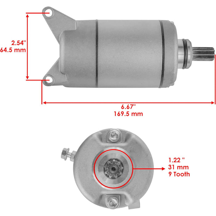 Motor de Arranque Yamaha Virago 535/ Dragstar 650