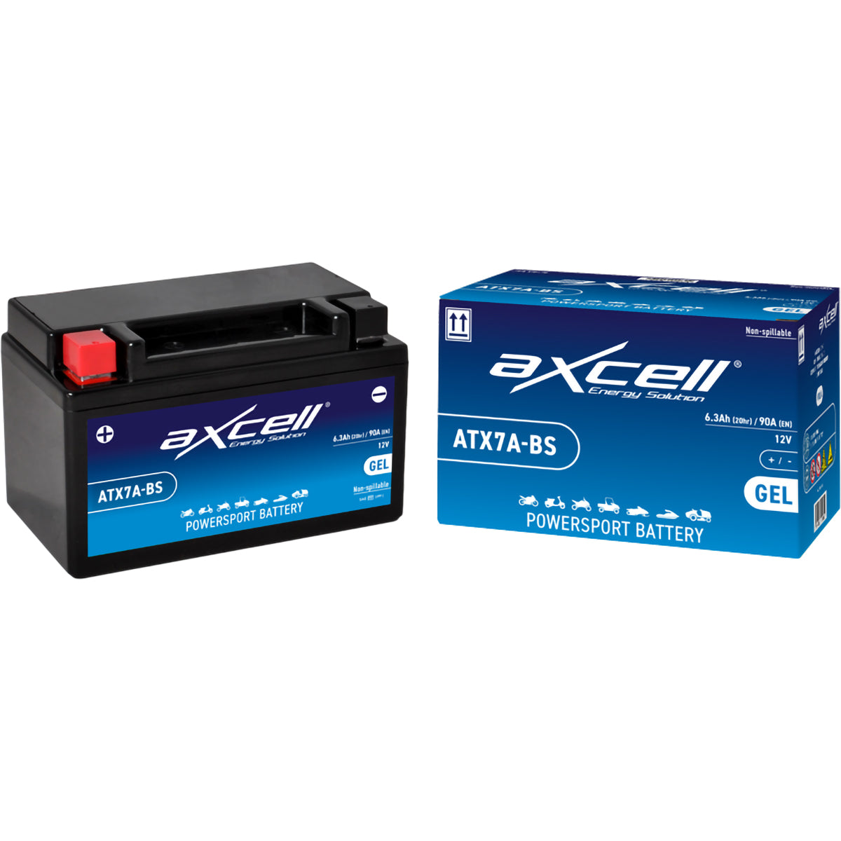 Bateria AXCELL ATX7A / YTX7A (Carregada e Ativa)