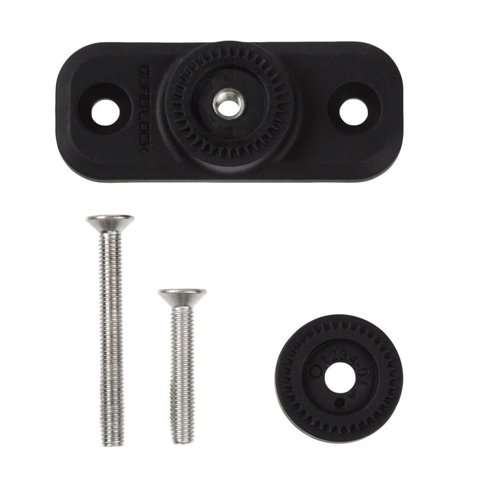 Base Retangular de 2 furos QUAD LOCK 360 QUAD LOCK