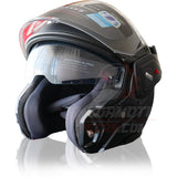 Capacete Modular UNIK Spectrum Flip-Back Preto Matte L