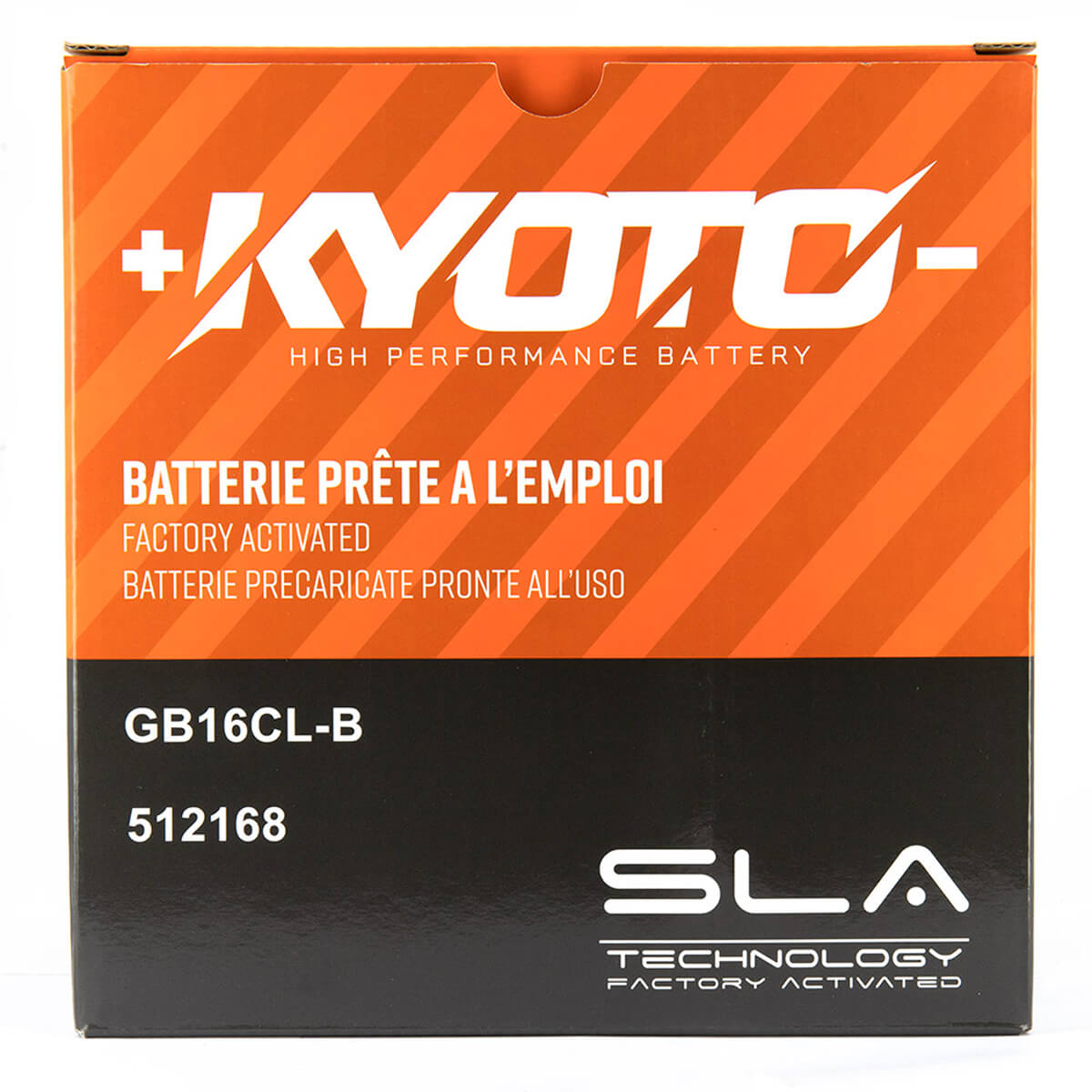 Bateria KYOTO GB16CL-B / YB16CL-B SLA (Carregada e Ativa)