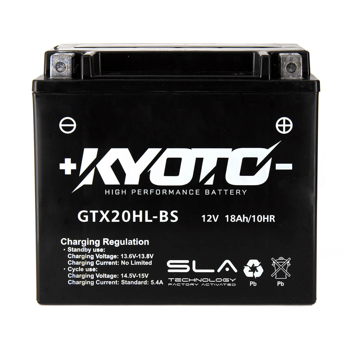 Batería KYOTO GTX20HL/YTX20HL (cargada y activa)