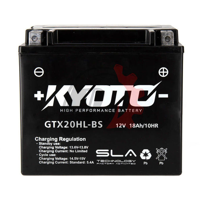 Bateria KYOTO GTX20HL / YTX20HL (Carregada e Ativa)