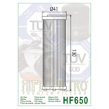 Filtro de Óleo HF650 CF MOTO/ KTM Hiflofiltro