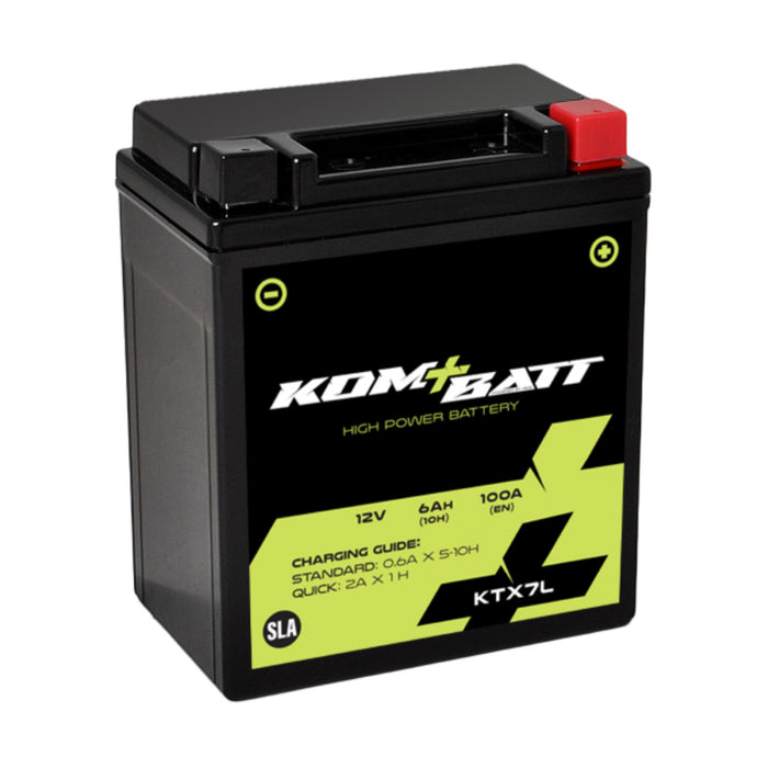 Bateria KOMBATT KTX7L / YTX7L (Carregada e Ativa)