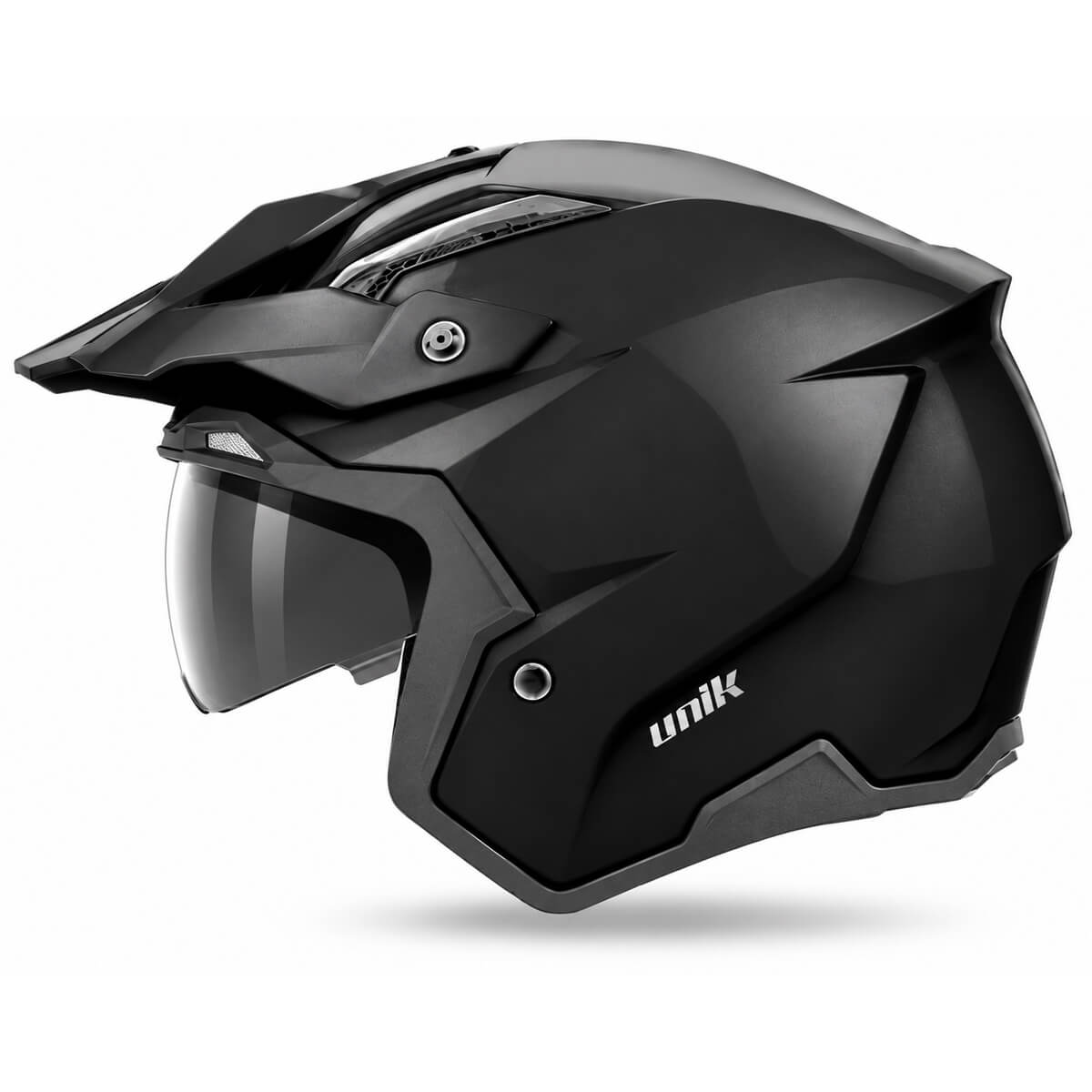 Capacete Unik Link DV com Óculos Preto Brilhante - XL