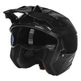Capacete Unik Link DV com Óculos Preto Brilhante - XXL