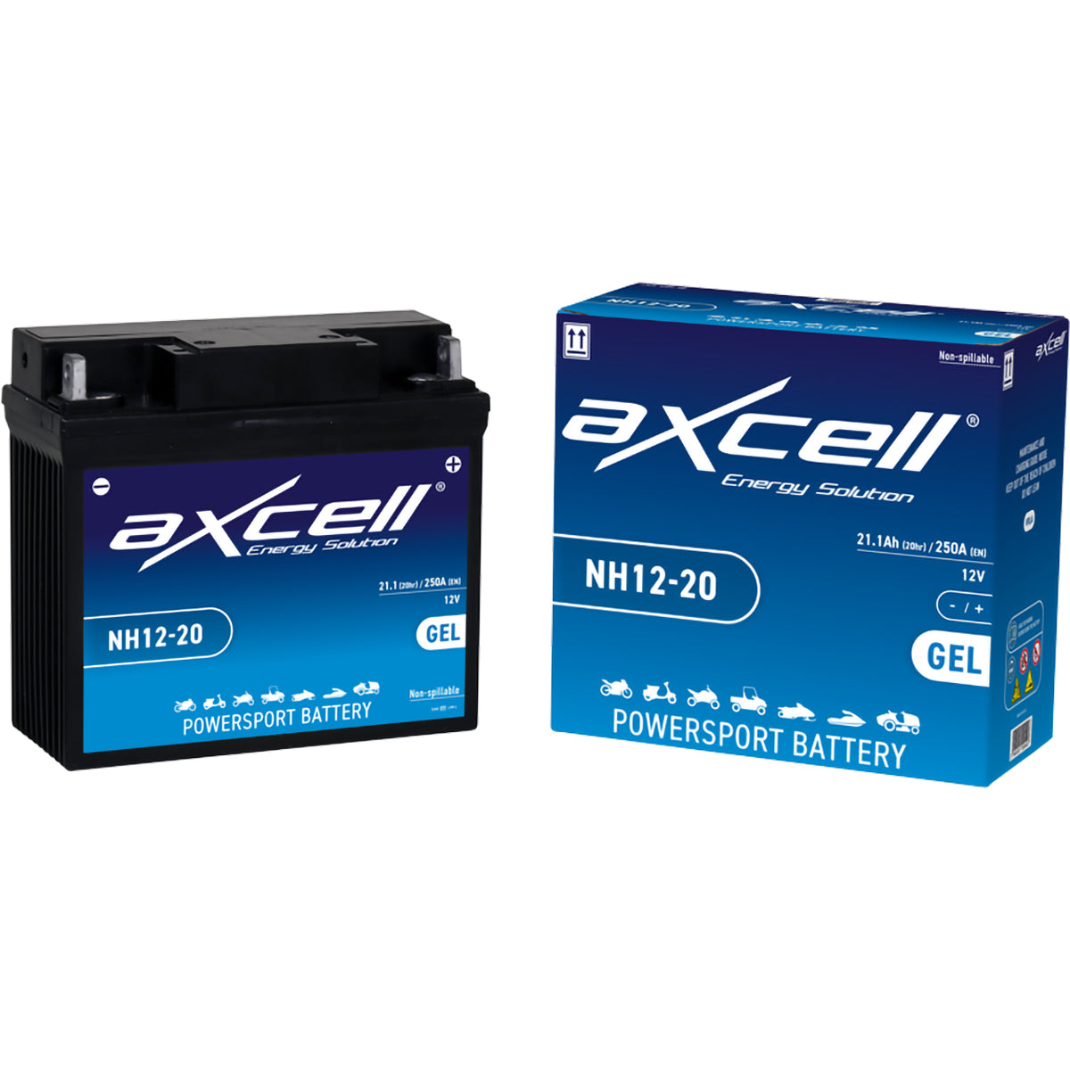 Bateria AXCELL NH12-20 BMW (Carregada e Ativa)