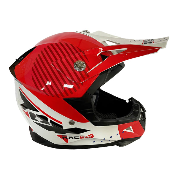 Capacete Mx (Criança) Tox Racing YL (51-52cm) Vermelho