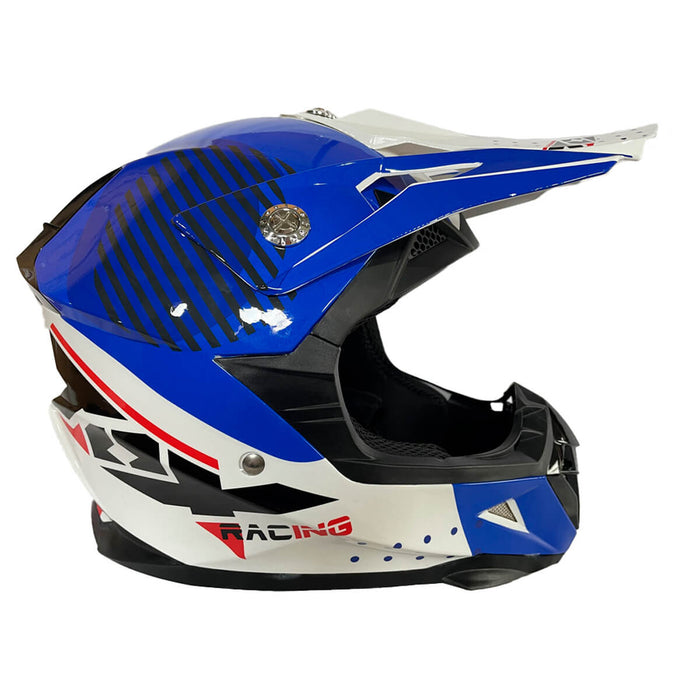 Capacete Mx (Criança) Tox Racing YL (51-52cm) Azul