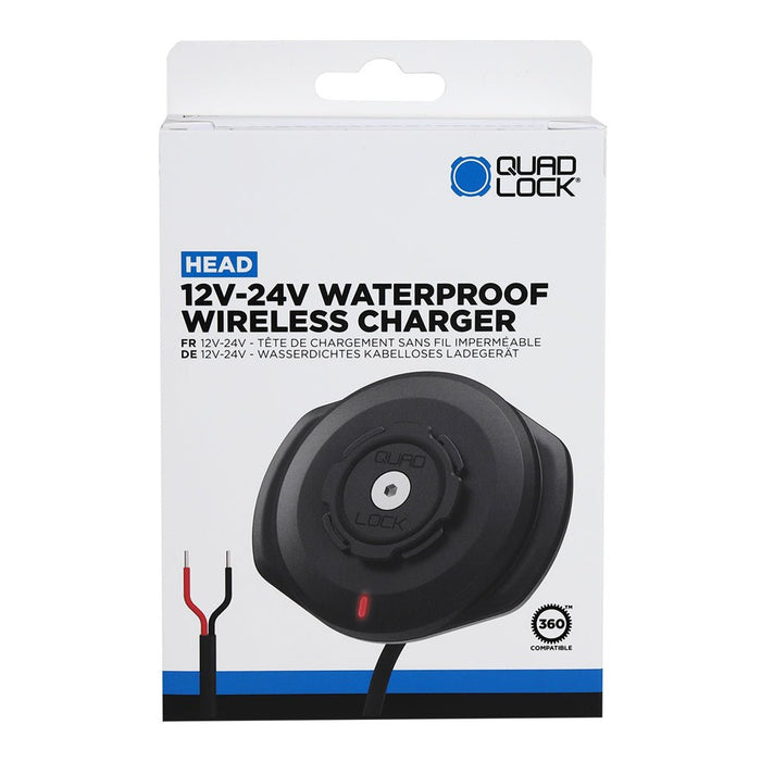 Cabeça de Carregamento Sem Fios para Suportes QUAD LOCK V2