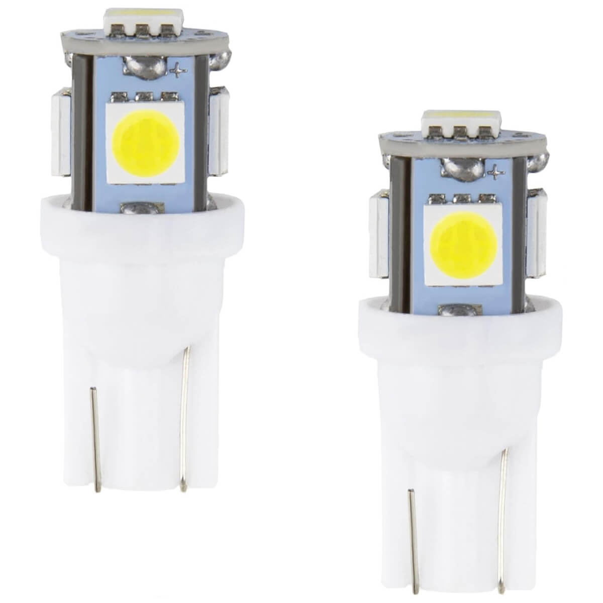 Lâmpada LED - T10 - 4 Leds - Blister de 2 unidades
