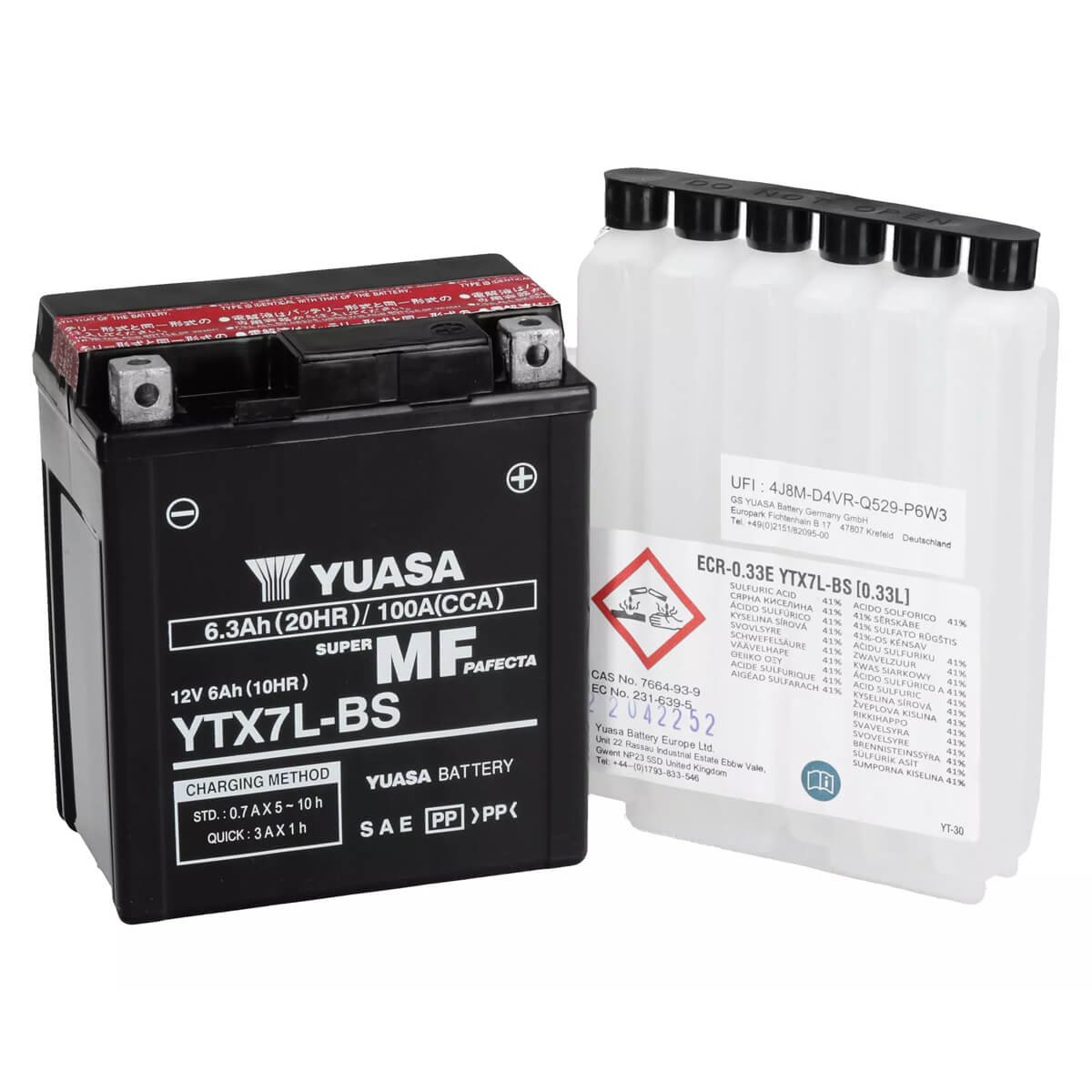 Bateria YUASA YTX7L-BS